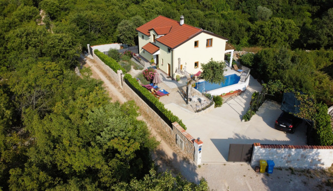 Exterior, Villa Jozi with a pool in the forest, Gabonjin, Krk island, Croatia Gabonjin